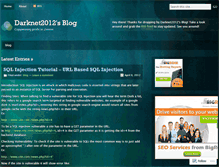 Tablet Screenshot of darknet2012.wordpress.com