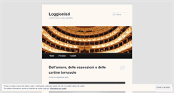 Desktop Screenshot of loggionisti.wordpress.com