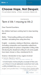 Mobile Screenshot of 3hopefuhua.wordpress.com