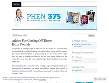 Tablet Screenshot of phen375newswebsite.wordpress.com