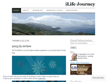 Tablet Screenshot of ilifejourney.wordpress.com