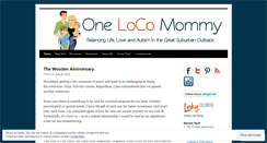 Desktop Screenshot of onelocomommy.wordpress.com