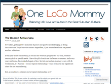 Tablet Screenshot of onelocomommy.wordpress.com
