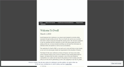 Desktop Screenshot of dwellworship.wordpress.com