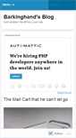 Mobile Screenshot of barkinghand.wordpress.com