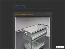 Tablet Screenshot of barkinghand.wordpress.com
