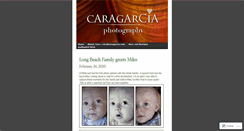 Desktop Screenshot of caragarciaphotography.wordpress.com