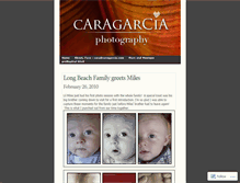 Tablet Screenshot of caragarciaphotography.wordpress.com