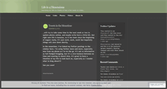 Desktop Screenshot of lifein4dimensions.wordpress.com