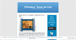 Desktop Screenshot of filmotecatemasdecine.wordpress.com
