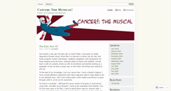 Desktop Screenshot of cancerthemusical.wordpress.com