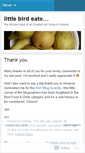 Mobile Screenshot of littlebirdeats.wordpress.com