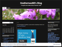 Tablet Screenshot of heathernaut88.wordpress.com