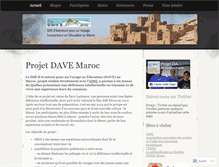 Tablet Screenshot of davemaroc.wordpress.com