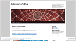 Desktop Screenshot of betimdrenica.wordpress.com