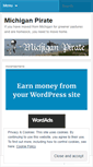 Mobile Screenshot of michiganpirate.wordpress.com