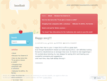 Tablet Screenshot of handknit.wordpress.com