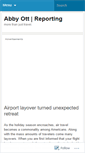 Mobile Screenshot of abbyottreporting.wordpress.com