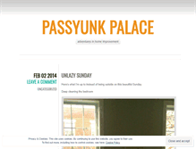 Tablet Screenshot of passyunkpalace.wordpress.com