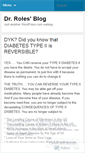 Mobile Screenshot of drroles.wordpress.com
