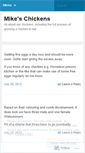 Mobile Screenshot of mikeschickens.wordpress.com