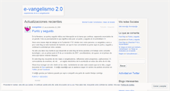 Desktop Screenshot of evangelismo.wordpress.com