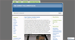Desktop Screenshot of christfollower.wordpress.com