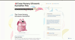 Desktop Screenshot of cranenurseryultrasonichumidifierpink.wordpress.com
