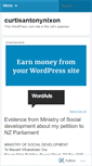 Mobile Screenshot of curtisantonynixon.wordpress.com