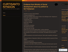 Tablet Screenshot of curtisantonynixon.wordpress.com