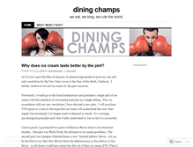 Tablet Screenshot of diningchamps.wordpress.com