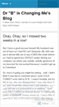 Mobile Screenshot of drbischangingme.wordpress.com