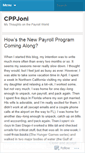 Mobile Screenshot of cppjoni.wordpress.com