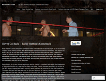 Tablet Screenshot of marshalllaw2.wordpress.com
