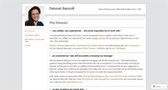 Desktop Screenshot of deborahbancroft.wordpress.com