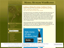 Tablet Screenshot of mediamuslim.wordpress.com