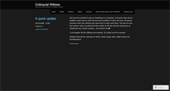 Desktop Screenshot of colloquialwillows.wordpress.com
