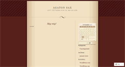 Desktop Screenshot of agatonsax.wordpress.com