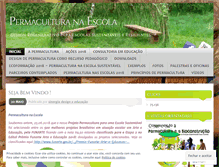 Tablet Screenshot of permaculturanaescola.wordpress.com