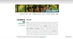 Desktop Screenshot of folcloreportaldoprofessor.wordpress.com