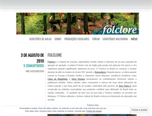 Tablet Screenshot of folcloreportaldoprofessor.wordpress.com