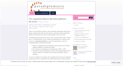 Desktop Screenshot of paradiplomacia.wordpress.com