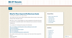 Desktop Screenshot of bitosweets.wordpress.com