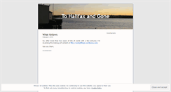 Desktop Screenshot of halifaxing.wordpress.com