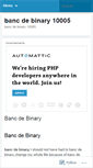 Mobile Screenshot of beta.bancdebinary10005.wordpress.com