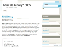 Tablet Screenshot of beta.bancdebinary10005.wordpress.com