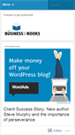 Mobile Screenshot of bizofbooks.wordpress.com