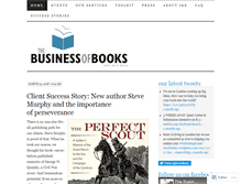 Tablet Screenshot of bizofbooks.wordpress.com