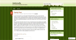 Desktop Screenshot of antresola.wordpress.com