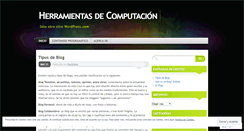 Desktop Screenshot of herramientascomputacion.wordpress.com